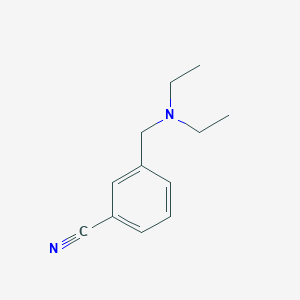molecular formula C12H16N2 B1358808 3-[(Diethylamino)methyl]benzonitrile CAS No. 1016701-33-9