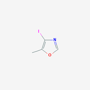 molecular formula C4H4INO B13588119 4-Iodo-5-methyl-1,3-oxazole 