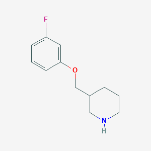 3-[(3-Fluorophenoxy)methyl]piperidine