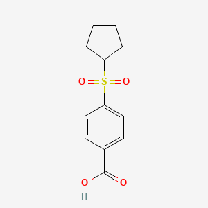 4-(Cyclopentanesulfonyl)benzoic acid