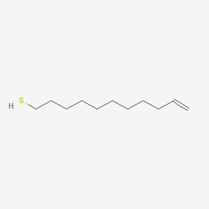 molecular formula C11H22S B13588440 Undec-10-ene-1-thiol CAS No. 178561-30-3