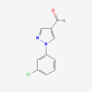 1-(3-chlorophenyl)-1H-pyrazole-4-carbaldehyde