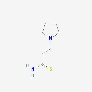 3-(Pyrrolidin-1-yl)propanethioamide