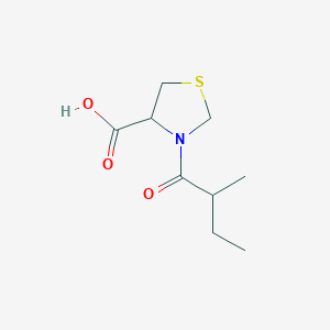 3-(2-Methylbutanoyl)-1,3-thiazolidine-4-carboxylic acid