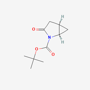 molecular formula C10H15NO3 B13588562 rac-tert-butyl(1R,5R)-3-oxo-2-azabicyclo[3.1.0]hexane-2-carboxylate,cis 