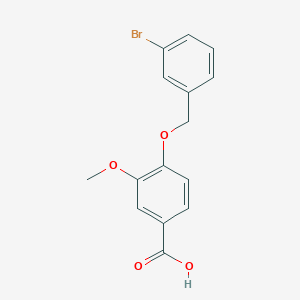 4-[(3-Bromobenzyl)oxy]-3-methoxybenzoic acid
