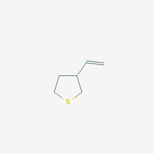 molecular formula C6H10S B13588704 3-Vinyltetrahydrothiophene 
