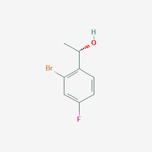 molecular formula C8H8BrFO B13588722 (S)-1-(2-Bromo-4-fluorophenyl)ethanol 