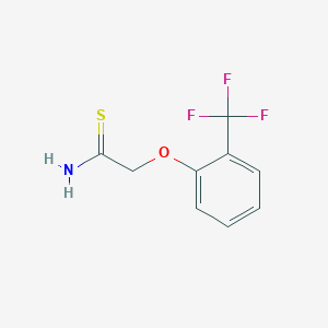 2-(2-(Trifluoromethyl)phenoxy)ethanethioamide