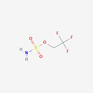 molecular formula C2H4F3NO3S B13588756 2,2,2-trifluoroethyl sulfamate 