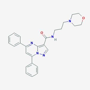 molecular formula C26H27N5O2 B135888 Reversan CAS No. 313397-13-6