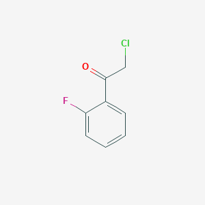 molecular formula C8H6ClFO B135889 2-氯-1-(2-氟苯基)乙酮 CAS No. 53688-17-8