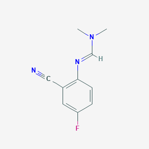 N'-(2-Cyano-4-fluorophenyl)-N,N-dimethylimidoformamide