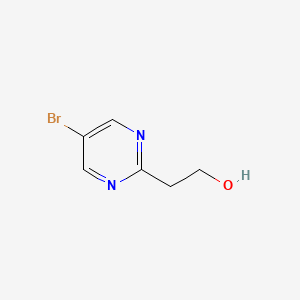 molecular formula C6H7BrN2O B13588970 2-(5-Bromopyrimidin-2-yl)ethanol 