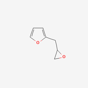 molecular formula C7H8O2 B13589012 2-(2-Oxiranylmethyl)furan CAS No. 45697-21-0