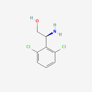 molecular formula C8H9Cl2NO B13589042 (S)-2-Amino-2-(2,6-dichlorophenyl)ethan-1-ol 