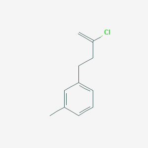 molecular formula C11H13Cl B1358908 2-Chloro-4-(3-methylphenyl)-1-butene CAS No. 731772-17-1
