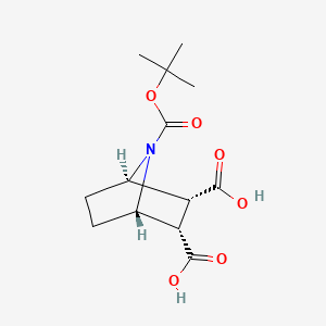 molecular formula C13H19NO6 B13589217 (1R,2R,3S,4S)-7-[(tert-butoxy)carbonyl]-7-azabicyclo[2.2.1]heptane-2,3-dicarboxylicacid,endo 