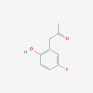 molecular formula C9H9FO2 B13589291 1-(5-Fluoro-2-hydroxyphenyl)propan-2-one 