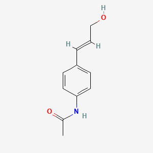 molecular formula C11H13NO2 B13589318 n-(4-(3-Hydroxyprop-1-en-1-yl)phenyl)acetamide 