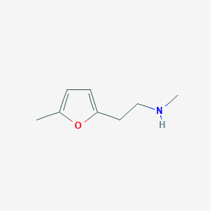 molecular formula C8H13NO B13589351 n-Methyl-2-(5-methylfuran-2-yl)ethan-1-amine 