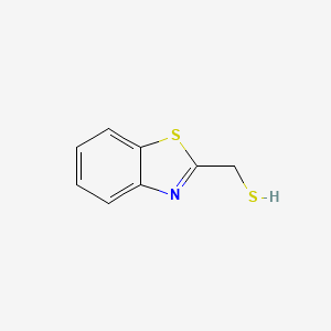 molecular formula C8H7NS2 B13589430 2-Benzothiazolemethanethiol CAS No. 73544-70-4