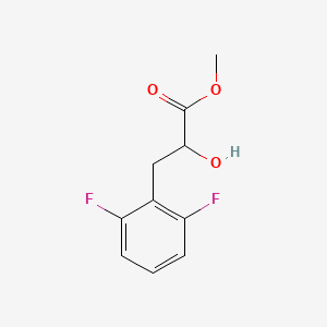 molecular formula C10H10F2O3 B13589472 Methyl 3-(2,6-difluorophenyl)-2-hydroxypropanoate 