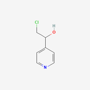 molecular formula C7H8ClNO B13589535 4-Pyridinemethanol, alpha-(chloromethyl)- CAS No. 174615-70-4