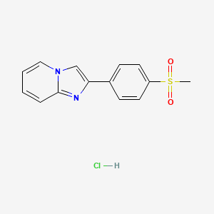 molecular formula C14H13ClN2O2S B13589545 Zolimidine hydrochloride CAS No. 449-75-2