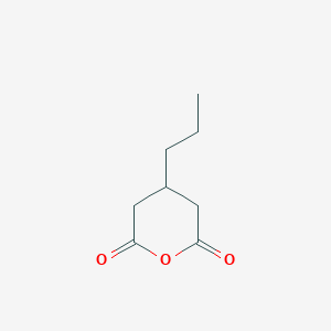 molecular formula C8H12O3 B13589549 4-propyldihydro-2H-pyran-2,6(3H)-dione CAS No. 4166-54-5