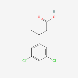 molecular formula C10H10Cl2O2 B13589719 3-(3,5-Dichlorophenyl)butanoic acid CAS No. 55058-77-0