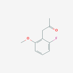 molecular formula C10H11FO2 B13589735 1-(2-Fluoro-6-methoxyphenyl)propan-2-one 