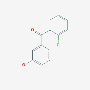 molecular formula C14H11ClO2 B1358982 2-氯-3'-甲氧基苯甲酮 CAS No. 890098-07-4