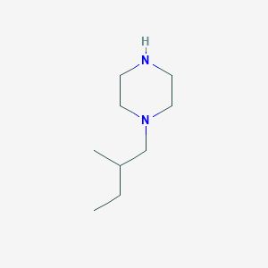 molecular formula C9H20N2 B13589825 1-(2-Methylbutyl)piperazine CAS No. 82499-91-0