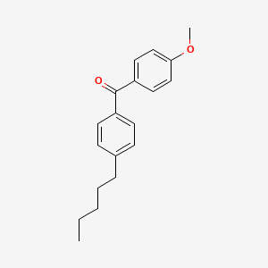 molecular formula C19H22O2 B1358983 4-甲氧基-4'-正戊基二苯甲酮 CAS No. 64357-56-8