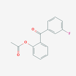 2-Acetoxy-3'-fluorobenzophenone