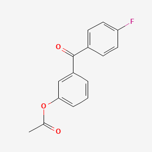 3-Acetoxy-4'-fluorobenzophenone