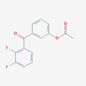 3-Acetoxy-2',3'-difluorobenzophenone