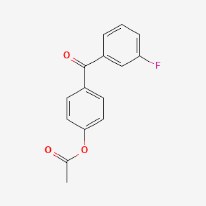 4-Acetoxy-3'-fluorobenzophenone