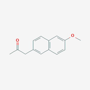 molecular formula C14H14O2 B13589915 1-(6-Methoxynaphthalen-2-yl)propan-2-one CAS No. 56600-76-1