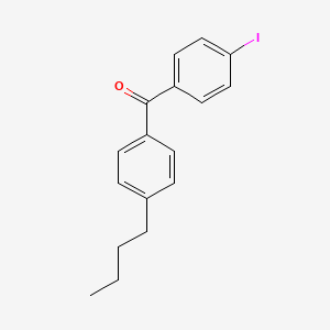 molecular formula C17H17IO B1358992 4-n-Butyl-4'-iodobenzophenone CAS No. 951888-96-3