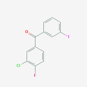 3-Chloro-4-fluoro-3'-iodobenzophenone