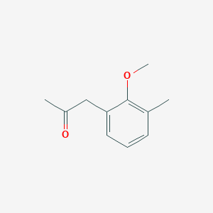 molecular formula C11H14O2 B13590128 1-(2-Methoxy-3-methylphenyl)propan-2-one 