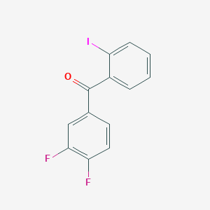 3,4-Difluoro-2'-iodobenzophenone
