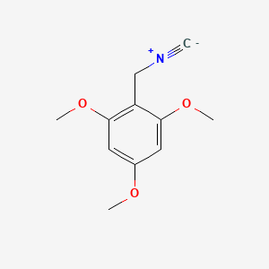 molecular formula C11H13NO3 B13590146 2-(Isocyanomethyl)-1,3,5-trimethoxybenzene 