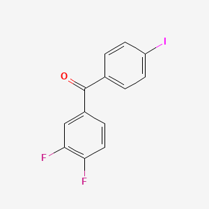 3,4-Difluoro-4'-iodobenzophenone