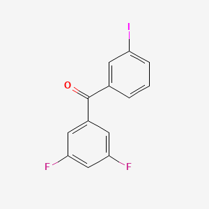 3,5-Difluoro-3'-iodobenzophenone