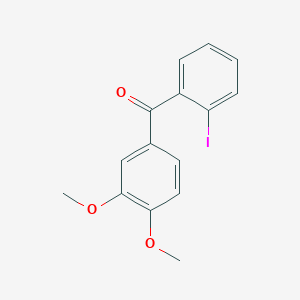 3,4-Dimethoxy-2'-iodobenzophenone