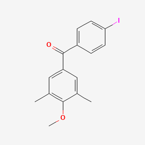3,5-Dimethyl-4'-iodo-4-methoxybenzophenone