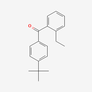 4-Tert-butyl-2'-ethylbenzophenone